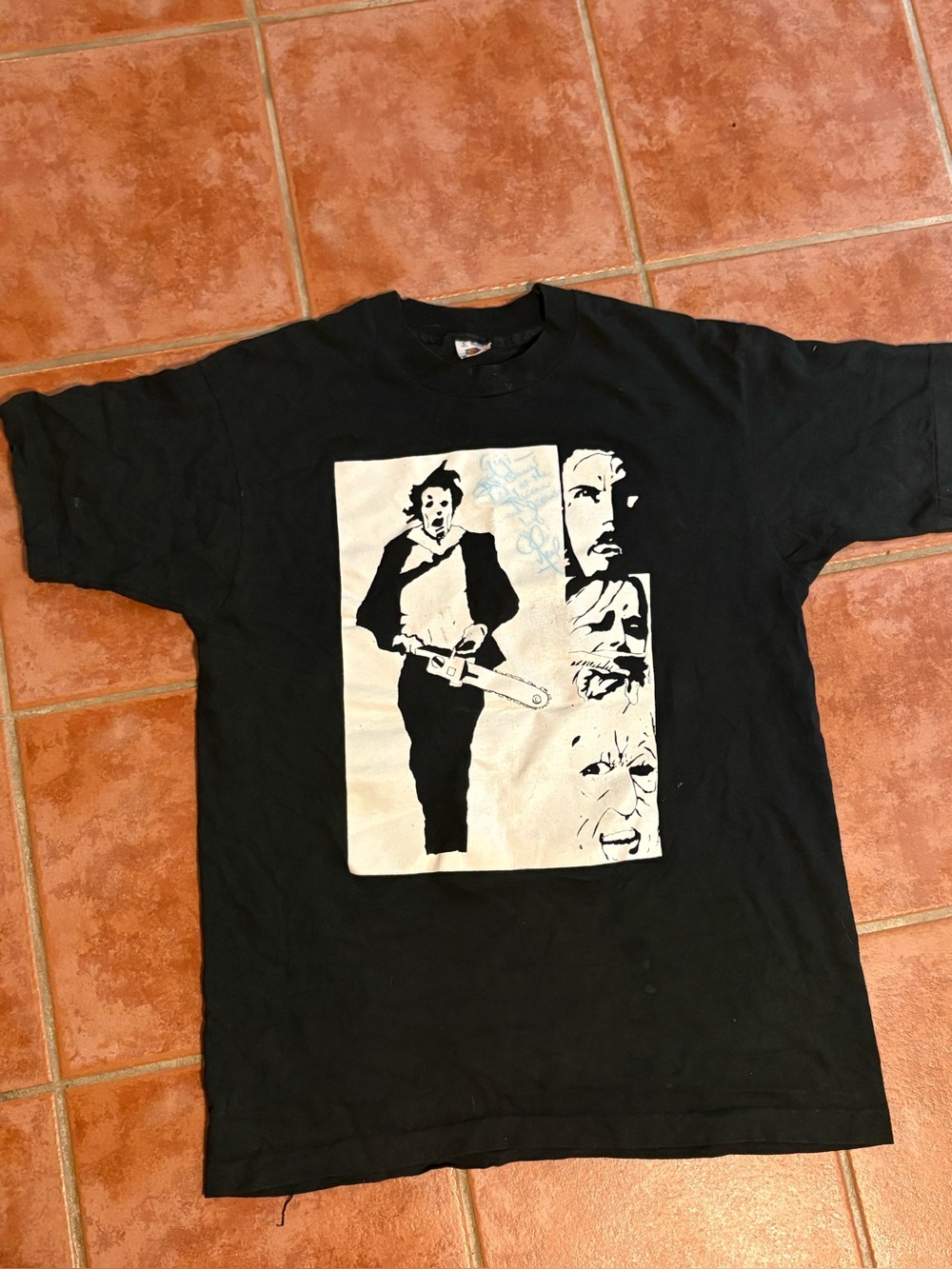 Vintage Texas Chainsaw Massacre Shirt Large 1994 Horror Convention Single Stitch